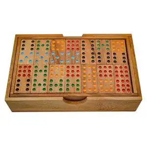 Domino Spiel Logoplay Doppel 9 – Legespiel für 2 bis 6 Spieler