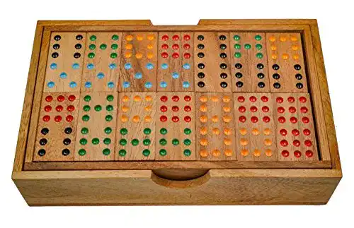 Domino Spiel Logoplay Doppel 9 – Legespiel für 2 bis 6 Spieler
