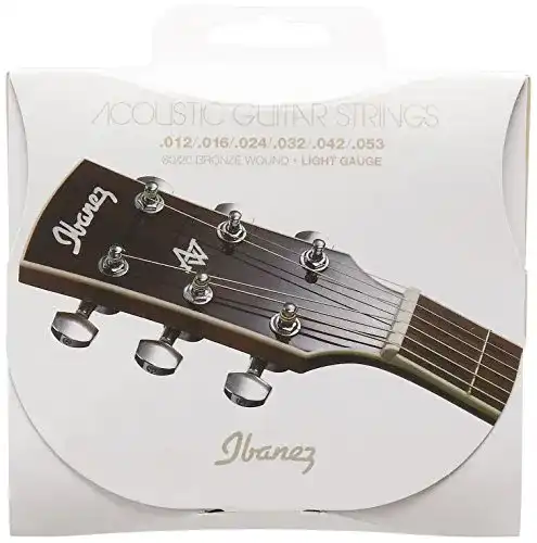 Ibanez IACS6C Westerngitarre Saiten mit Bronze für Akustikgitarren