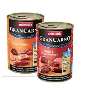 Animonda Nassfutter für Hunde – Vom Feinsten GranCarno Junior Mix 12 x 400g