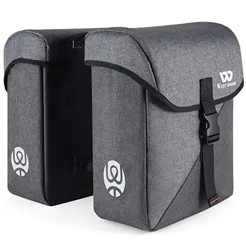 Fahrradtaschen von HONGYEA Doppeltasche für Fahrräder