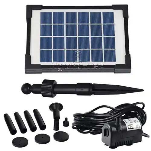Agora-Tec AT-2W Solar Teichpumpe mit 2 Watt Leistung