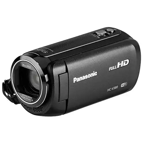 Camcorder Panasonic HC-V380EG-K mit Full HD und 50x Zoom