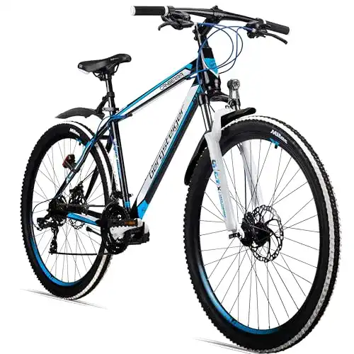 Mountainbike Bergsteiger Canberra 29 Zoll mit Aluminiumrahmen und 21 Gängen