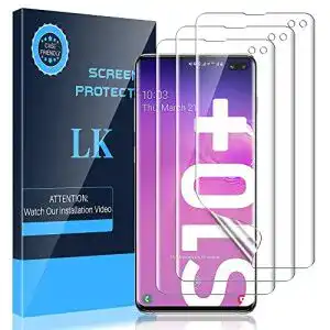 Samsung Galaxy S10 Plus Panzerglas Schutzfolie 3 Stück kompatibel