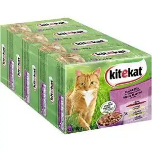 Kitekat Katzenfutter Nassfutter Markt Mix in Gelee 48 Portionsbeutel 85g
