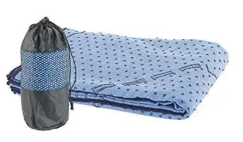 Pearl Sports Yogahandtuch – Mikrofaser Yogatuch in Blau