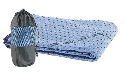 Pearl Sports Yogahandtuch – Mikrofaser Yogatuch in Blau