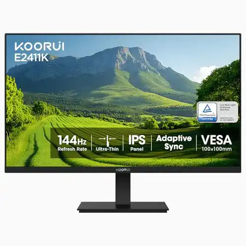 Koorui 24 Zoll Monitor Full-HD unter 200 Euro mit 75 Hz