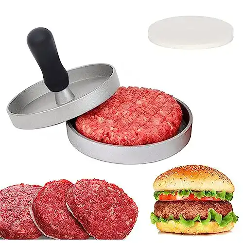 Bavooty Hamburgerpresse aus Aluguss für perfekte Burger Patties