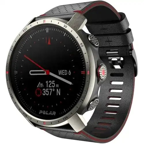 Polar Grit X Pro Titan Outdoor-Multisportuhr mit GPS