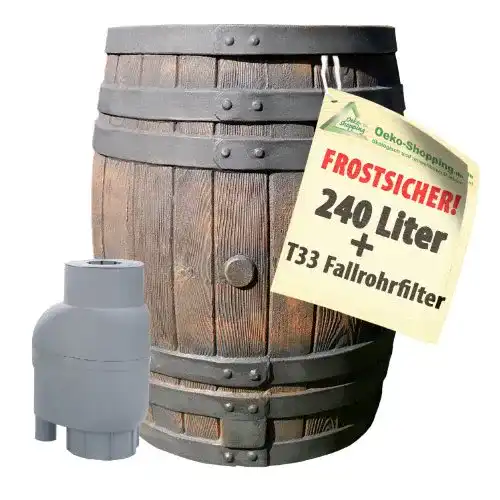 Eichenfass Regenwassertank 240 Liter