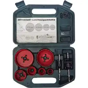 Lochsäge Brüder Mannesmann Bimetall-Satz, 8-teilig M44100