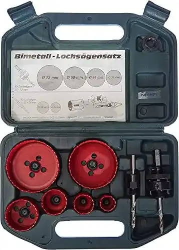 Lochsäge Brüder Mannesmann Bimetall-Satz, 8-teilig M44100