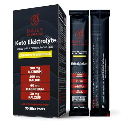 Elektrolyt Pulver Daily Endurance für Keto und Low Carb