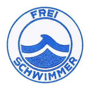 Schwimmabzeichen Patch ES Aufnäher für Schwimmer und Wasserrettung