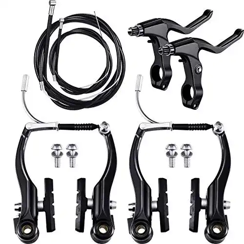 Fahrradbremse Boao komplettes Bremsen Set in Schwarz