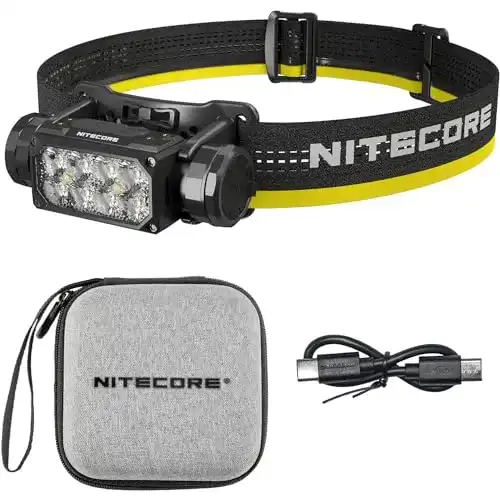 Nitecore Stirnlampe HC65 UHE Leistungsstarke Kopflampe für Outdoor-Aktivitäten