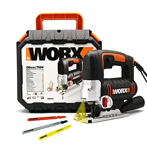 Stichsäge Worx WX479 Pendelhub 750W Handsäge mit 4-fach Pendelhub