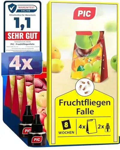 Fliegenfalle PIC für die effektive Bekämpfung von Obstfliegen