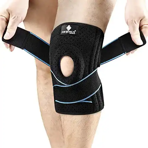 Neenca Kniebandage mit Patella Gel Pads und Federstabilisatoren
