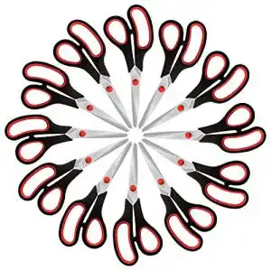 Scheren Set Belle Vous (12er Pack) – 21 cm Länge – Haushaltsscheren