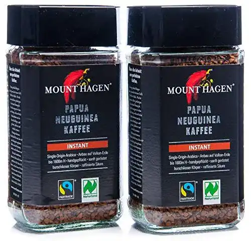 Löslicher Kaffee Mount Hagen Bio aus Papua Neuguinea