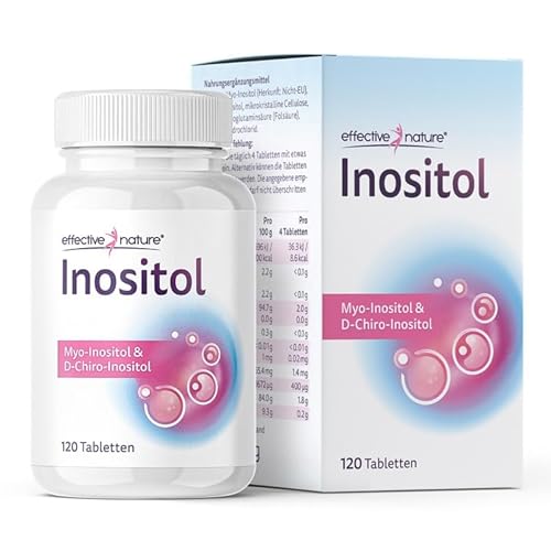 Inositol Effective Nature Tabletten 120 Stück mit Myo & D-Chiro