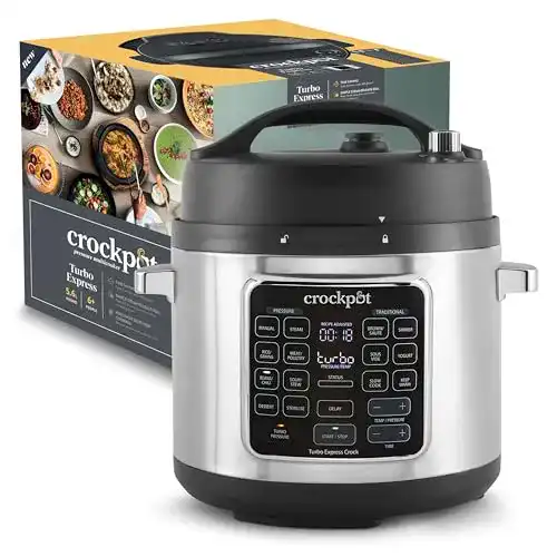 Slow Cooker Crockpot Turbo Express Multikocher mit 14 Funktionen