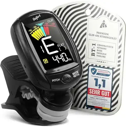 Gitarren-Stimmgerät Belfort TuneMax Clip-On Tuner für verschiedene Instrumente