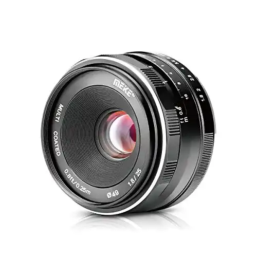 Weitwinkelobjektiv Meike MK 25 mm F1.8 für Olympus und Panasonic Micro