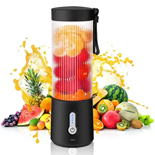 Tragbarer Mixer Rainpal für Smoothies 450ml USB wiederaufladbar