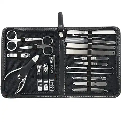 Fußpflege- und Maniküre-Set von Kovira mit Nagelknipser
