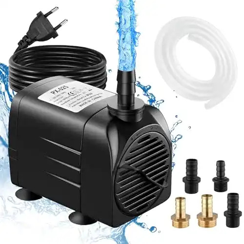 Teichpumpe Lnicez 25W 2000L/H für Aquarium und Teich