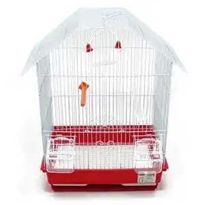 Vogelkäfig BPS Buena Pet Shop aus Metall mit Zubehör