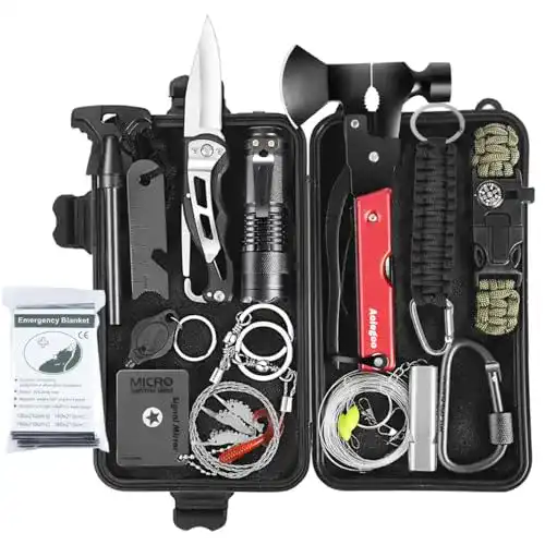 Aolegoo Survival Kit 30 in 1 für Outdoor-Notfälle