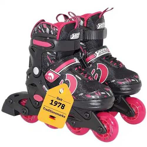 Inline-Skates für Kinder von Best Sporting in Violett-Schwarz