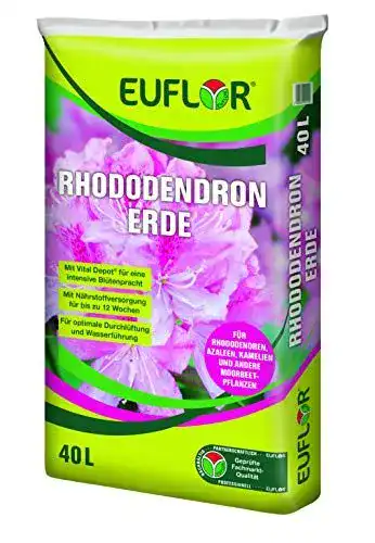 Rhododendronerde Euflor 40 L für Moorbeetpflanzen