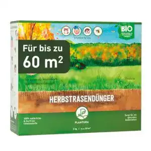 Plantura Bio Herbstrasendünger für Rasenpflege und Winterfestigkeit