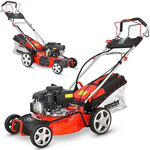 Benzin Rasenmäher Hecht 5-in-1 für effiziente Rasenpflege