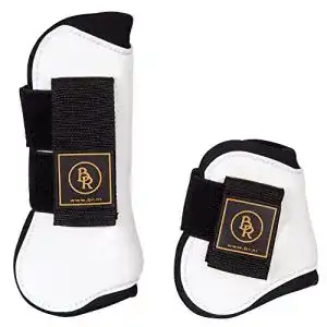 BR Hartschalen Gamaschen Set in Schwarz für den Reitsport