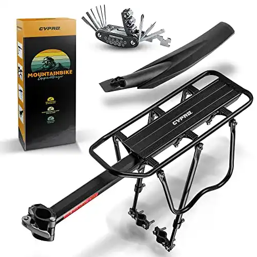 Cypaq Gepäckträger für Mountainbikes Verstellbar und robust
