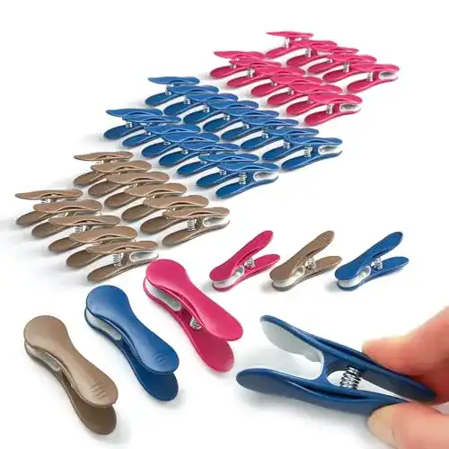 Culiclean Wäscheklammern Soft Clips, 40 Stück, stabil und ohne Abdruck