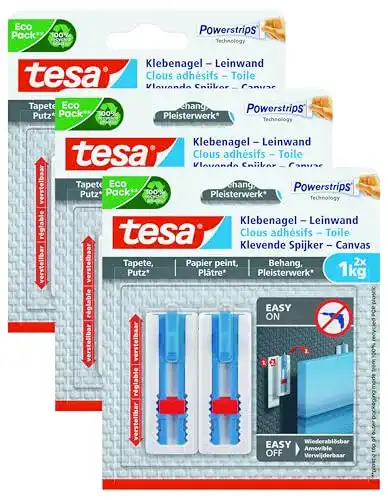 Klebenagel für Tapeten und Putz – selbstklebend und höhenverstellbar