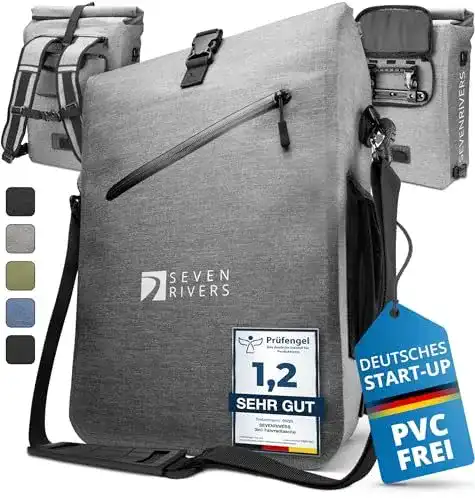 Fahrradtasche SevenRivers 3 in 1 als Rucksack und Schultertasche