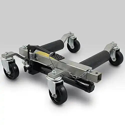 Pkw Rangierhilfe BITUXX mit hydraulischem Rangierheber