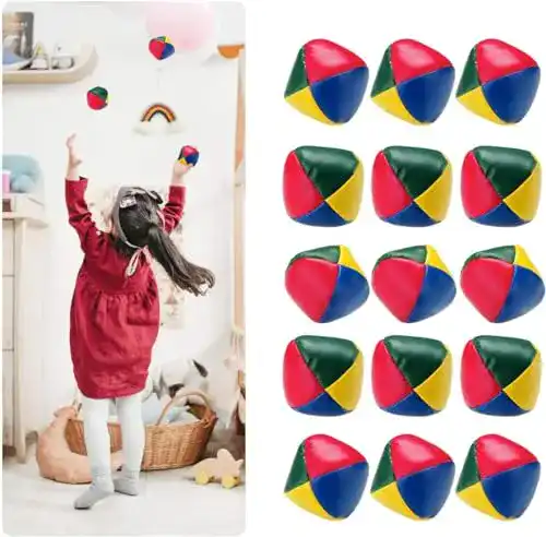 Jonglierbälle Surplex 15 Stück Mini Set für Anfänger