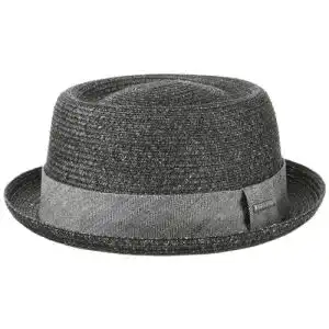 Stetson Damen Strohhut Pork Pie Robstown Toyo Leichter Sommerhut