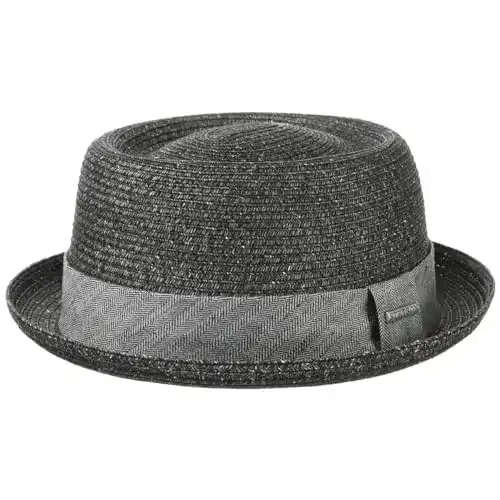 Stetson Damen Strohhut Pork Pie Robstown Toyo Leichter Sommerhut