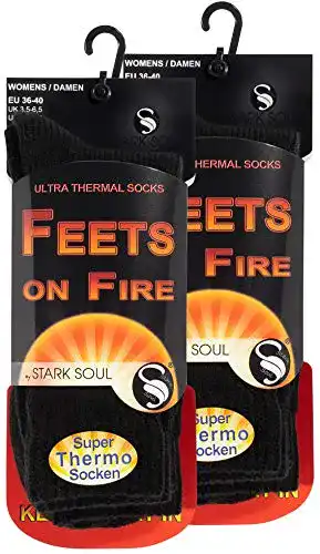 Thermosocken für Damen – 2 Paar Ultra Thermo von Stark Mind